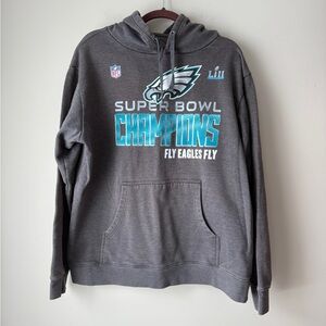 Fanatics Gray Eagles Super Bowl Champions Hoodie
